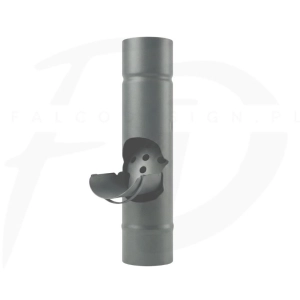 Osadnik odzyskiwacz wody stal Inguri ⌀ 87 kolor grafitowy RAL 7024